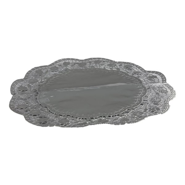 100 Stk. Tortenspitzen Tortenunterlagen silber Ø 36 cm
